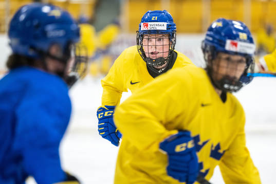 Lova Blom of Sweden at a practice session