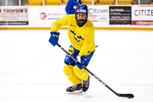 Josefine Holmgren of Sweden at a practice session