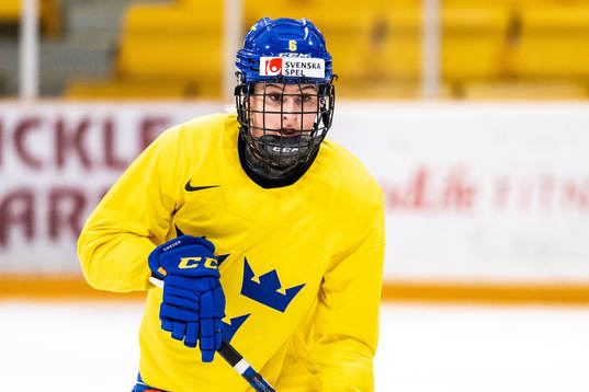 Josefine Holmgren of Sweden at a practice session