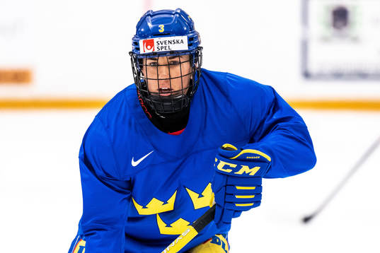 Anna Kjellbin of Sweden at a practice session