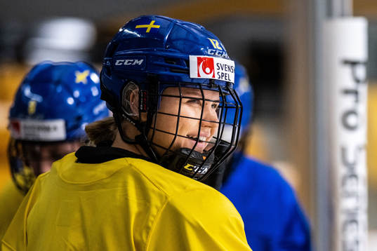 Maja Nylén-Persson of Sweden at a practice session