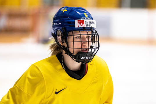 Hilda Svensson of Sweden at a practice session