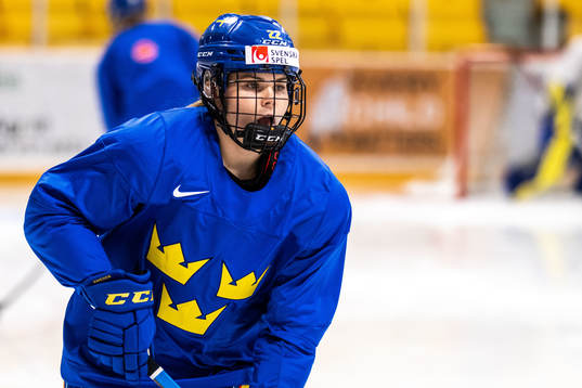 Hanna Thuvik of Sweden at a practice session