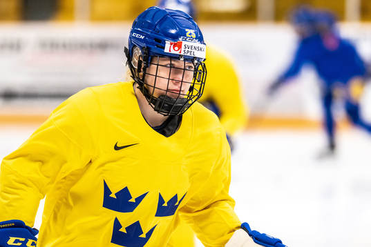 Lina Ljungblom of Sweden at a practice session