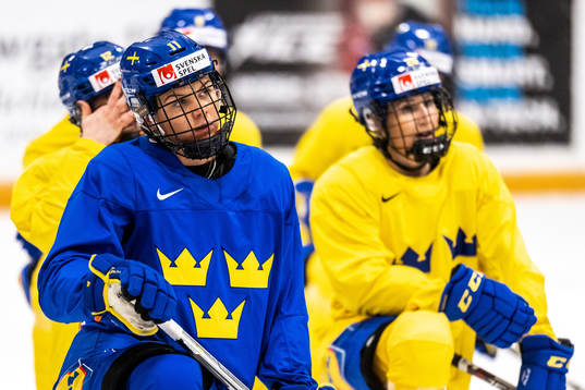 Josefin Bouveng of Sweden at a practice session