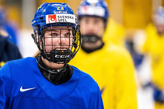 Ebba Hedqvist of Sweden at a practice session