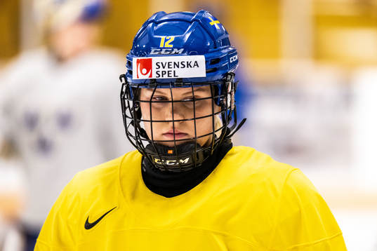 Maja Nylén-Persson of Sweden at a practice session