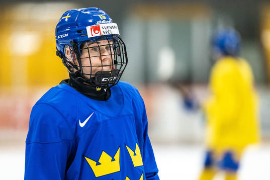 Lisa Johansson of Sweden at a practice session