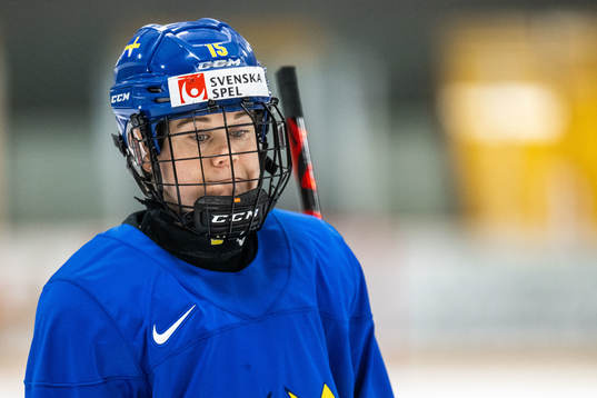 Lisa Johansson of Sweden at a practice session