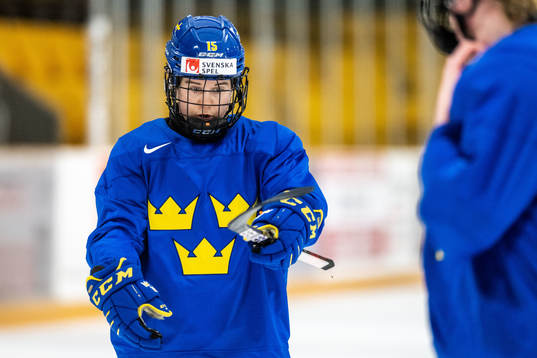 Lisa Johansson of Sweden at a practice session