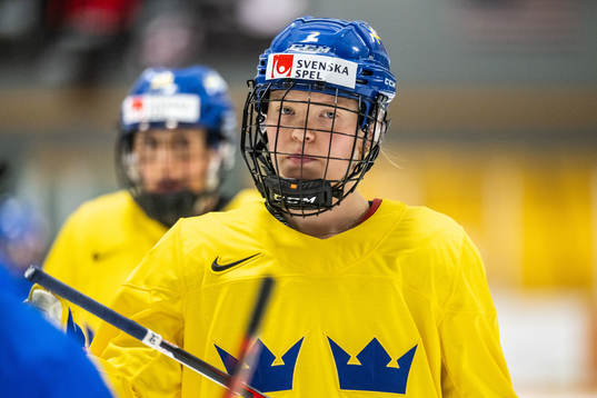 Paula Bergström of Sweden at a practice session