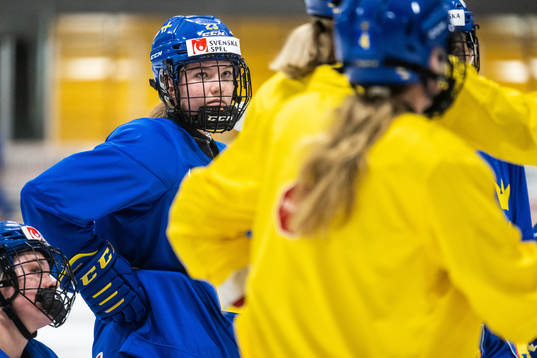 Ebba Hedqvist of Sweden at a practice session