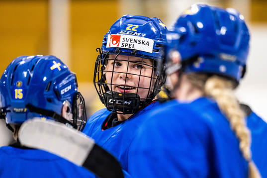 Bläddra bland fler bilder av 2023 IIHF Women's World Championship, Day -7, Sweden, Practice