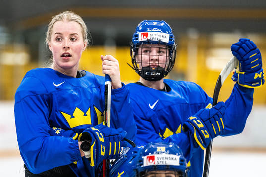 Olivia Carlsson of Sweden at a practice session