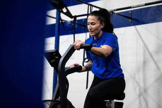 Fanny Rask of Sweden at a practice session