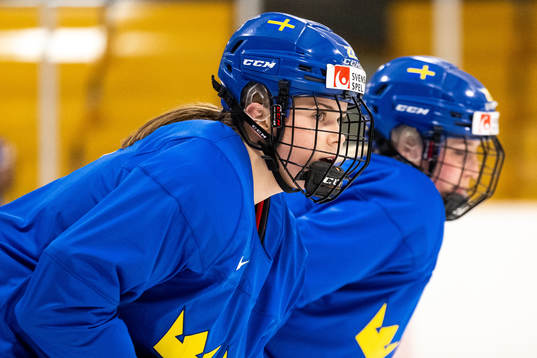 Hanna Thuvik of Sweden at a practice session