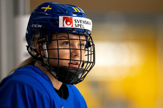 Josefin Bouveng of Sweden at a practice session