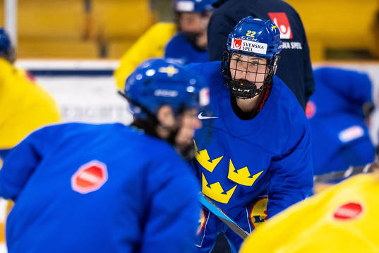 Hanna Thuvik of Sweden at a practice session