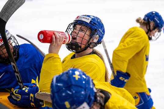 Lova Blom of Sweden at a practice session