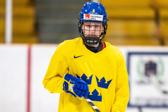 Hilda Svensson of Sweden at a practice session