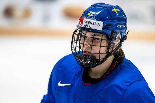 Hanna Thuvik of Sweden at a practice session