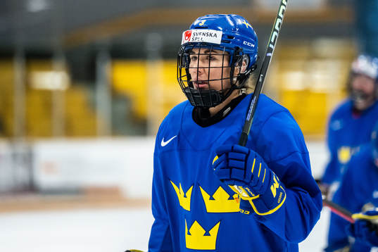 Anna Kjellbin of Sweden at a practice session