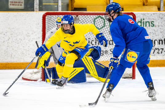 Josefine Holmgren of Sweden at a practice session