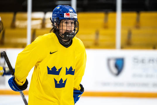 Fanny Rask of Sweden at a practice session