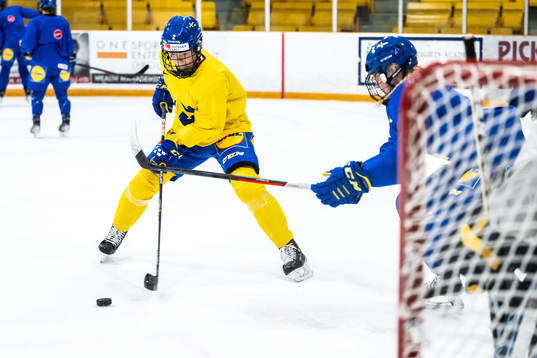 Paula Bergström of Sweden at a practice session