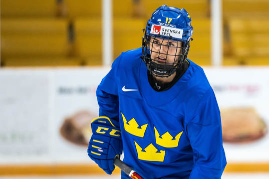 Sofie Lundin of Sweden at a practice session