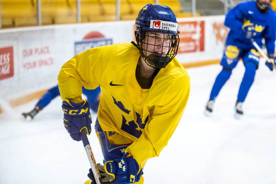 Nathalie Lidman of Sweden at a practice session