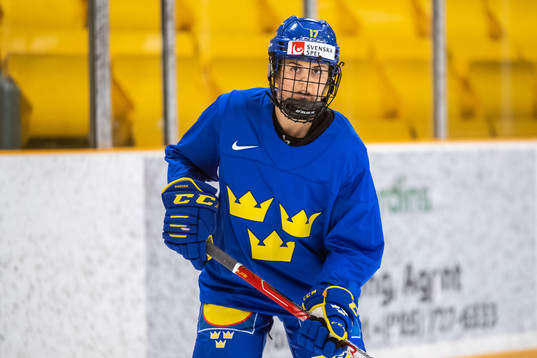 Sofie Lundin of Sweden at a practice session