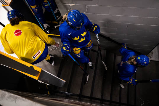 Hilda Svensson of Sweden at a practice session