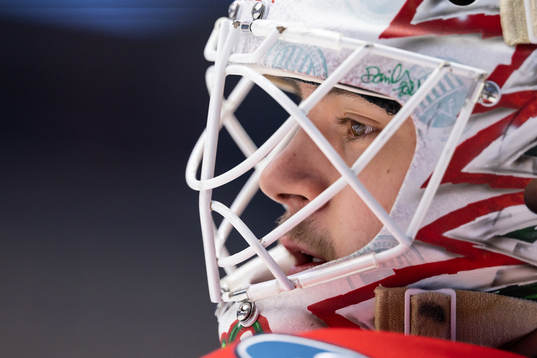Frölundas målvakt Frederik Dichow