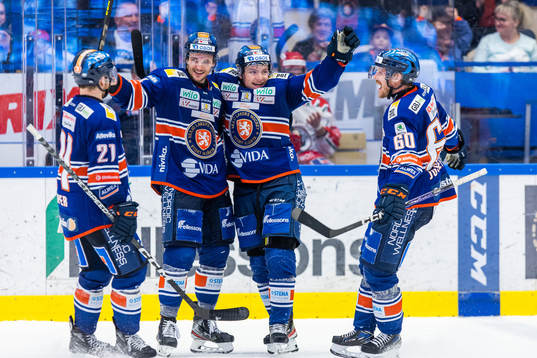 Växjös Brian Cooper, Keegan Lowe, Victor Stjernborg och
