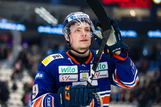 Växjös Victor Stjernborg jublar