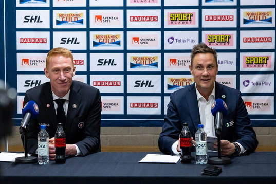 Växjös tränare Jörgen Jönsson och Frölundas tränare