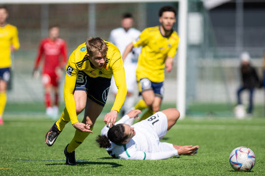 Ängelholms Tim Amilon Persson och Olympic André Alvarez
