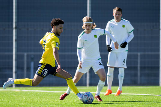 Ängelholms Oussama Djafer-Bey och Olympic Albin Sundgren