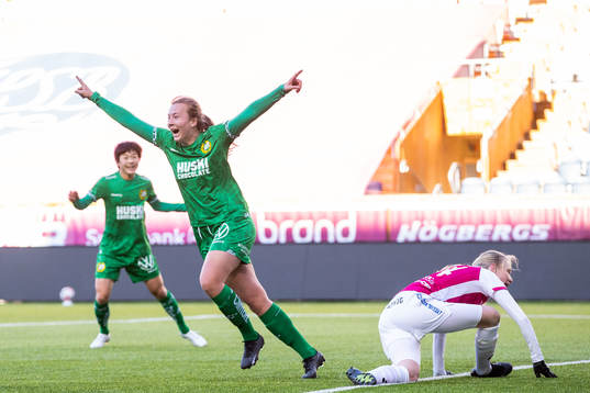 Hammarbys Sara Kanutte Fornes jublar
