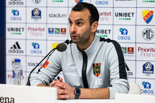 Brommapojkarnas assisterande tränare Andreas Engelmark