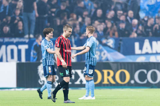 Brommapojkarnas Amadeus Sögaard deppar