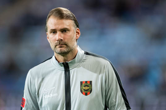 Brommapojkarnas målvaktstränare Peter Björklund