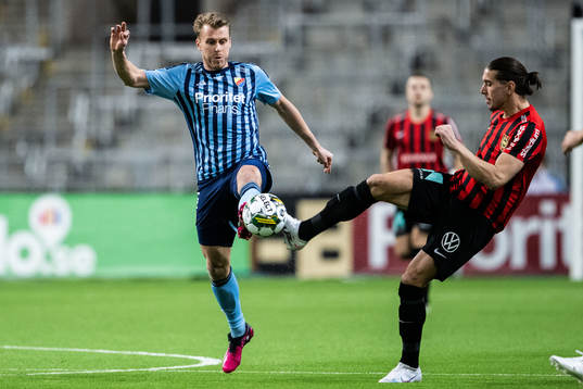 Djurgårdens Rasmus Schuller och Brommapojkarnas Nikola