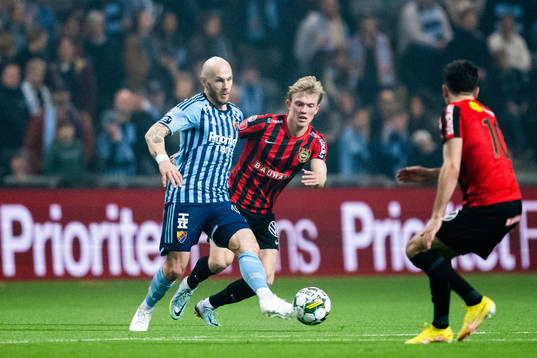 Djurgårdens Magnus Eriksson och Brommapojkarnas Alexander