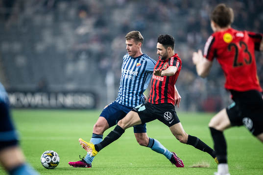 Djurgårdens Rasmus Schuller och Brommapojkarnas Nikola