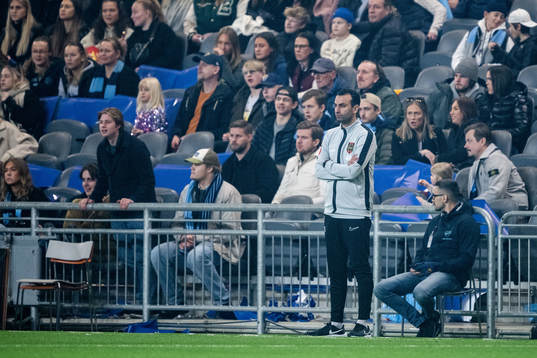 Brommapojkarnas assisterande tränare Andreas Engelmark