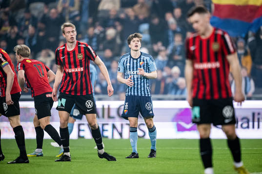 Djurgårdens Oliver Berg deppar