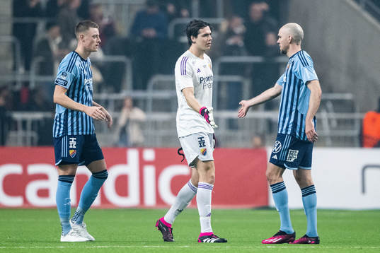 Djurgårdens Jesper Löfgren, Jacob Widell Zetterström och
