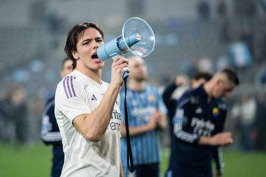 Djurgårdens Jacob Widell Zetterström jublar